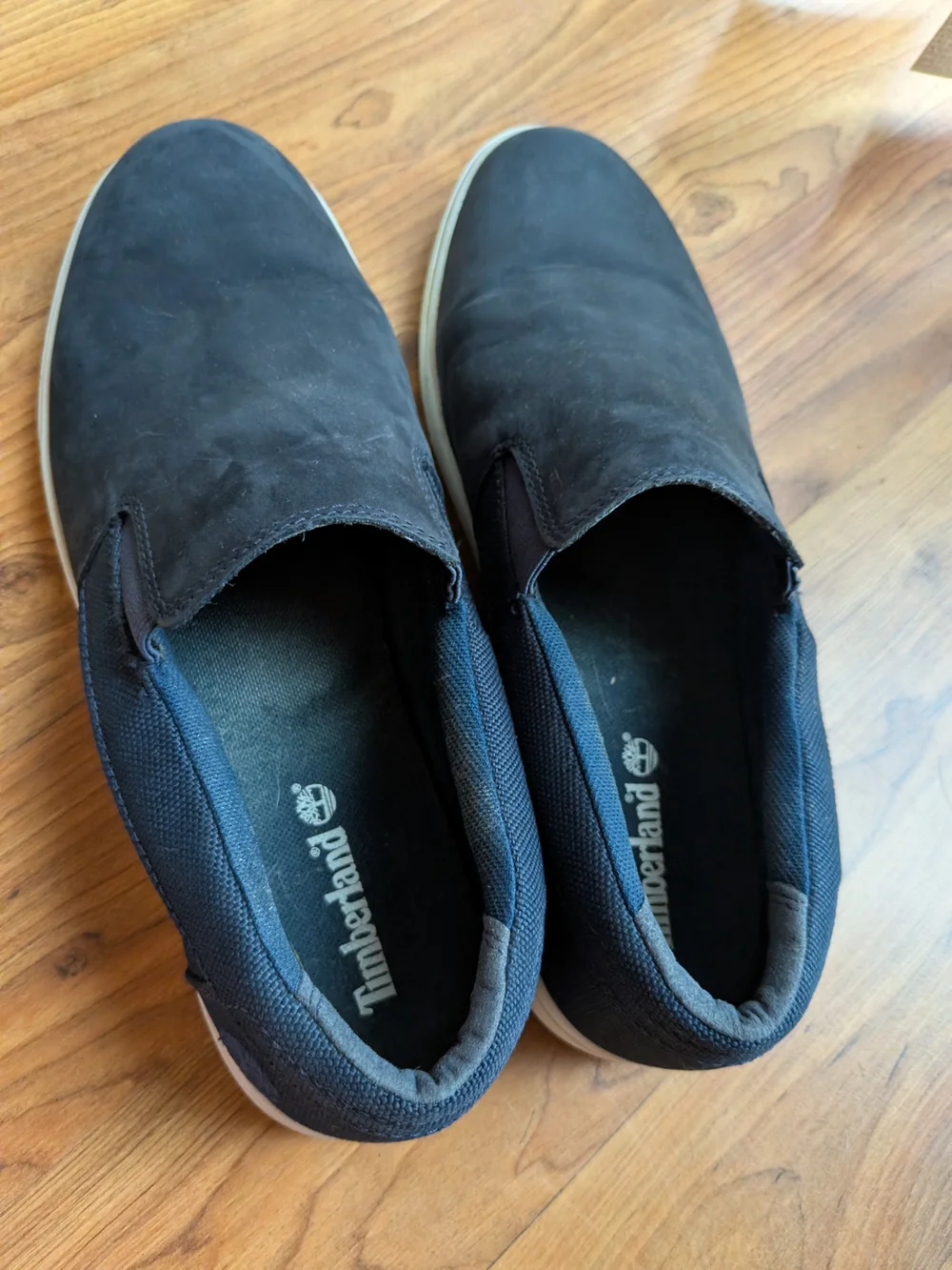 Timberland Men's Slip-On Loafers in Navy Blue
